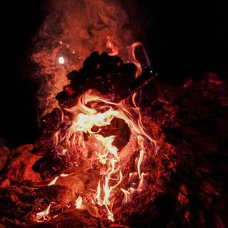 Fire explosion wallpaper