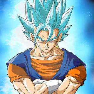 Vegito Super Saiyan blue wallpaper