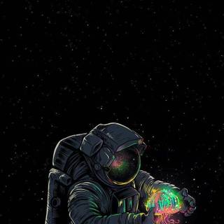 Android astronaut wallpaper