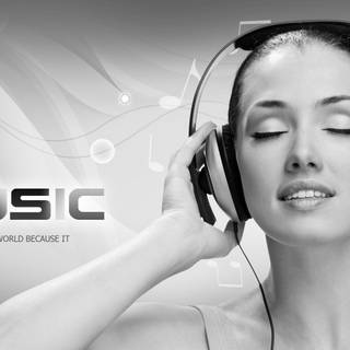 Girl music wallpaper