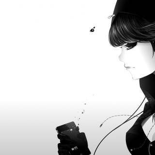 Girl music wallpaper