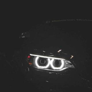 BMW lights iPhone wallpaper