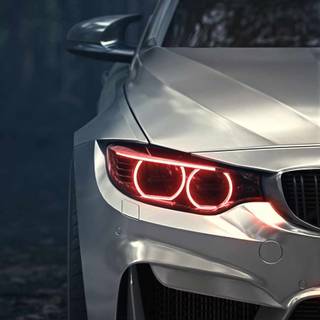 BMW lights iPhone wallpaper