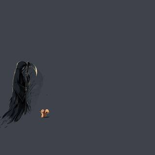 Kawaii Grim Reaper wallpaper