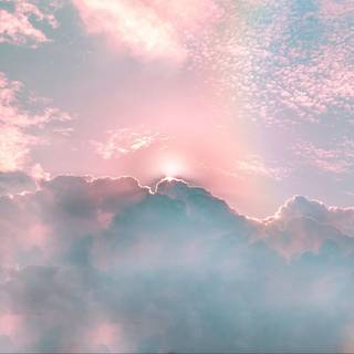 Rainbow in the sky wallpaper