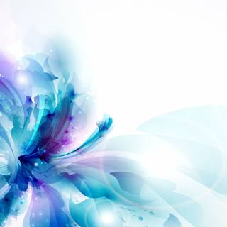 Blue drawing wallpaper