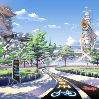 Anime summer aesthetic wallpaper