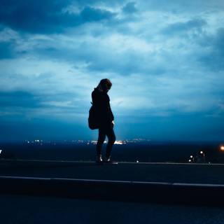 Aesthetic alone desktop wallpaper