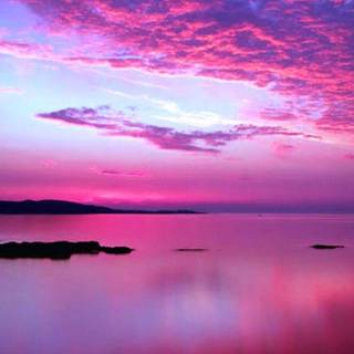 Pink cloud summer wallpaper