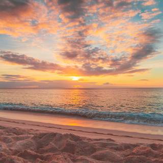 Pretty beaches sunsets wallpaper