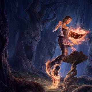 Dark wizard wallpaper