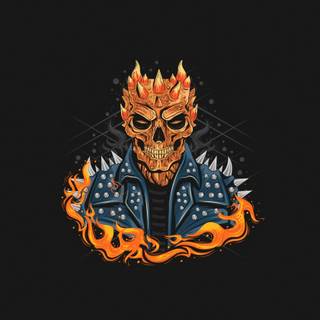 Ghost Rider 4k iPhone wallpaper
