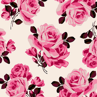 Rose pattern wallpaper