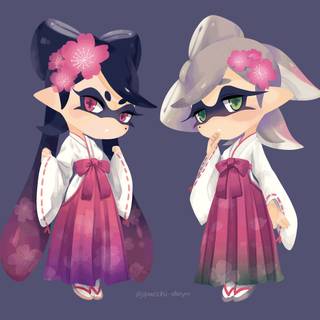 Callie and Marie wallpaper
