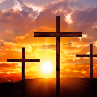 Asthetic Easter cross wallpaper