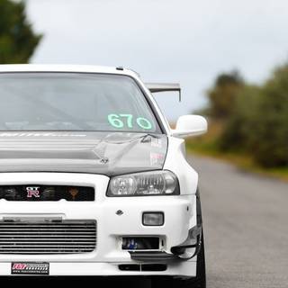 Skyline GTR HD iPhone wallpaper