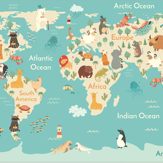 World Atlas computer wallpaper