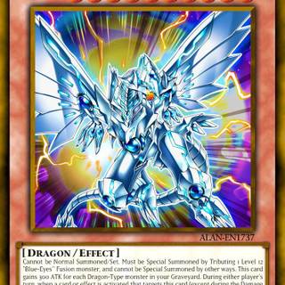 Blue Eyes Shining Dragon wallpaper