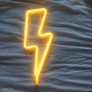 Yellow thunder wallpaper