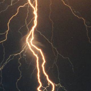 Yellow thunder wallpaper