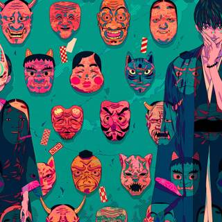 Samurai Oni wallpaper