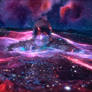 Retro night drive wallpaper