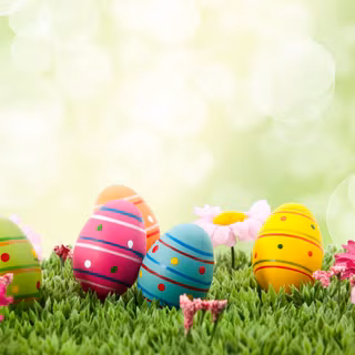 Easter collage wallpaper