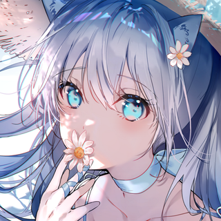 Shy Neko girls wallpaper