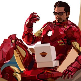 Iron Man funny wallpaper