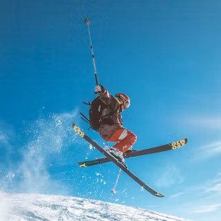 Snow skiing wallpaper