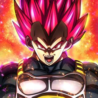 Vegeta SSJ God wallpaper