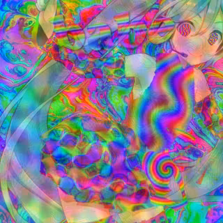 Glitchcore anime wallpaper