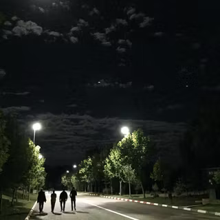 Cloudy night wallpaper