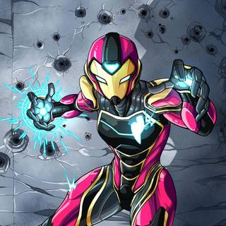 Iron Heart iPhone wallpaper