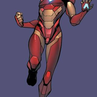 Iron Heart iPhone wallpaper