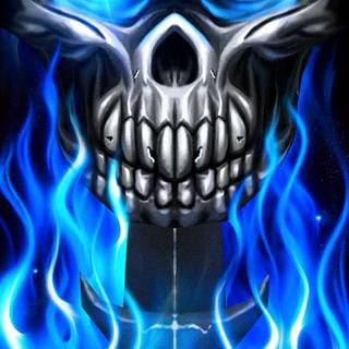 Metal skull wallpaper