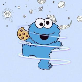 Sesame Street Cookie Monster wallpaper
