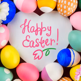 Easter heart wallpaper