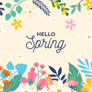 Spring design wallpaper
