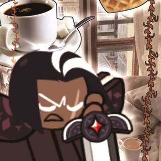 Dark Choco Cookie wallpaper