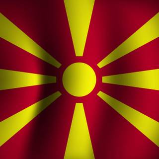 North Macedonia flag wallpaper