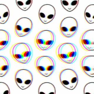 Alien Emoji wallpaper