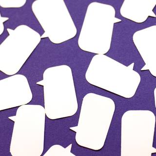 Speech bubble wallpaper