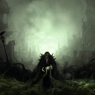 Dark drawing wallpaper