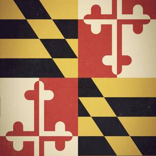 Maryland flag wallpaper