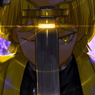Demon Slayer Zenitsu phone wallpaper