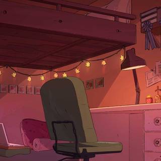 Cartoon aesthetic desktop wallpaper