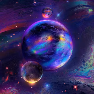 Rainbow nebula wallpaper