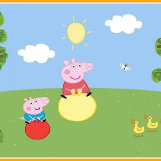 Peppa Pig Drip wallpaper