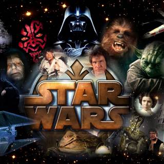 Star Wars film series wallpaper